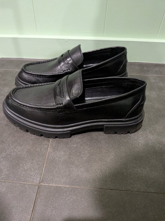 Steve Madden Lug Sole Penny Loafer Black main image 4